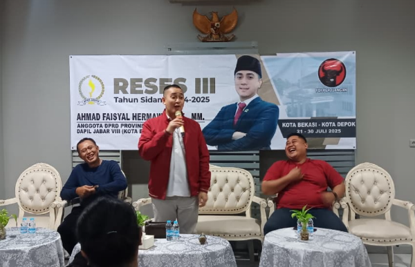 Anggota Komisi III DPRD Provinsi Jawa Barat, Ahmad Faisyal Hermawan saat Rsses III Tahun Sidang TA 2024-2025.