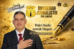 Redpel Majalah Sudut Pandang Rukmana Raih Anugerah Jurnalistik PWI Award 2026 Lewat Karya tentang Peran Polri di Tengah Bencana