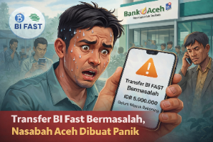 Transfer BI Fast Bermasalah di Aceh, Saldo Nasabah Terpotong Tapi Dana Tak Masuk ke Rekening Tujuan